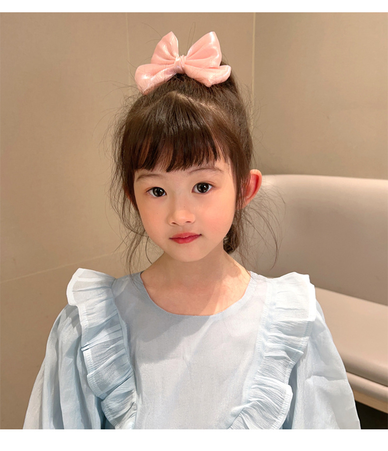 女童蝴蝶结头饰儿童发夹2023新款可爱宝宝发卡公主小女孩顶夹发饰详情15