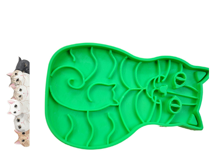 Pet brush, long-haired dog and cat face shape bath brush, thick comb, pet dog and cat bath hair comb, cat face brush pic 8