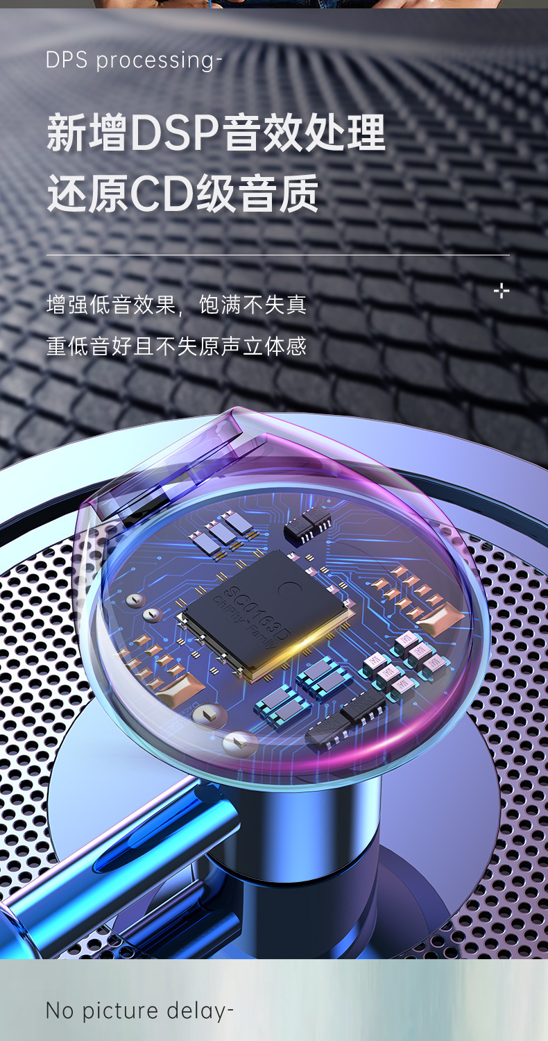 New wire-controlled wired headphones, metal headsets, semi-in-ear headphones, and low-frequency mobile phone earbuds are in stock and available for wholesale pic 22