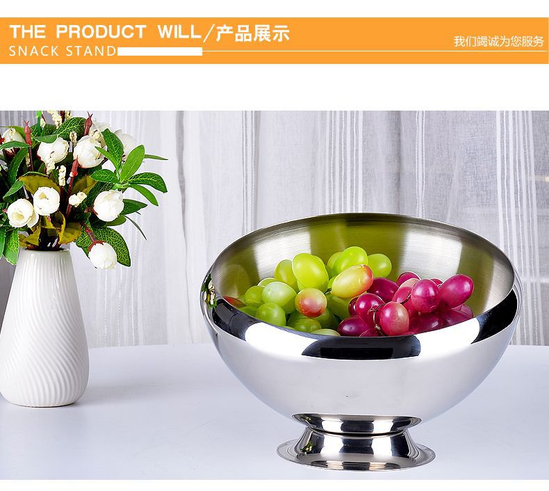 New stainless steel slanted bowl, hot pot bowl, sauce bowl, buffet seasoning bowl, salad bowl, bar snack and dried fruit plate pic 12