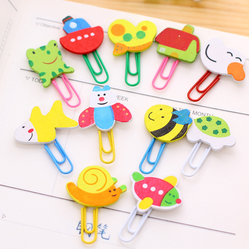 Creative animal, cute paper clips, bookmarks, paperclip bookmarks, student stationery wholesale, Taobao source manufacturer pic 6