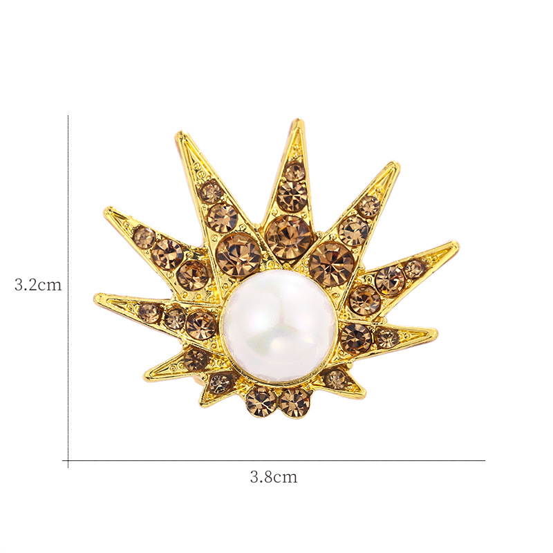 新款同款山茶花胸针字母防走光五角星胸花蜜别针配饰批发详情21