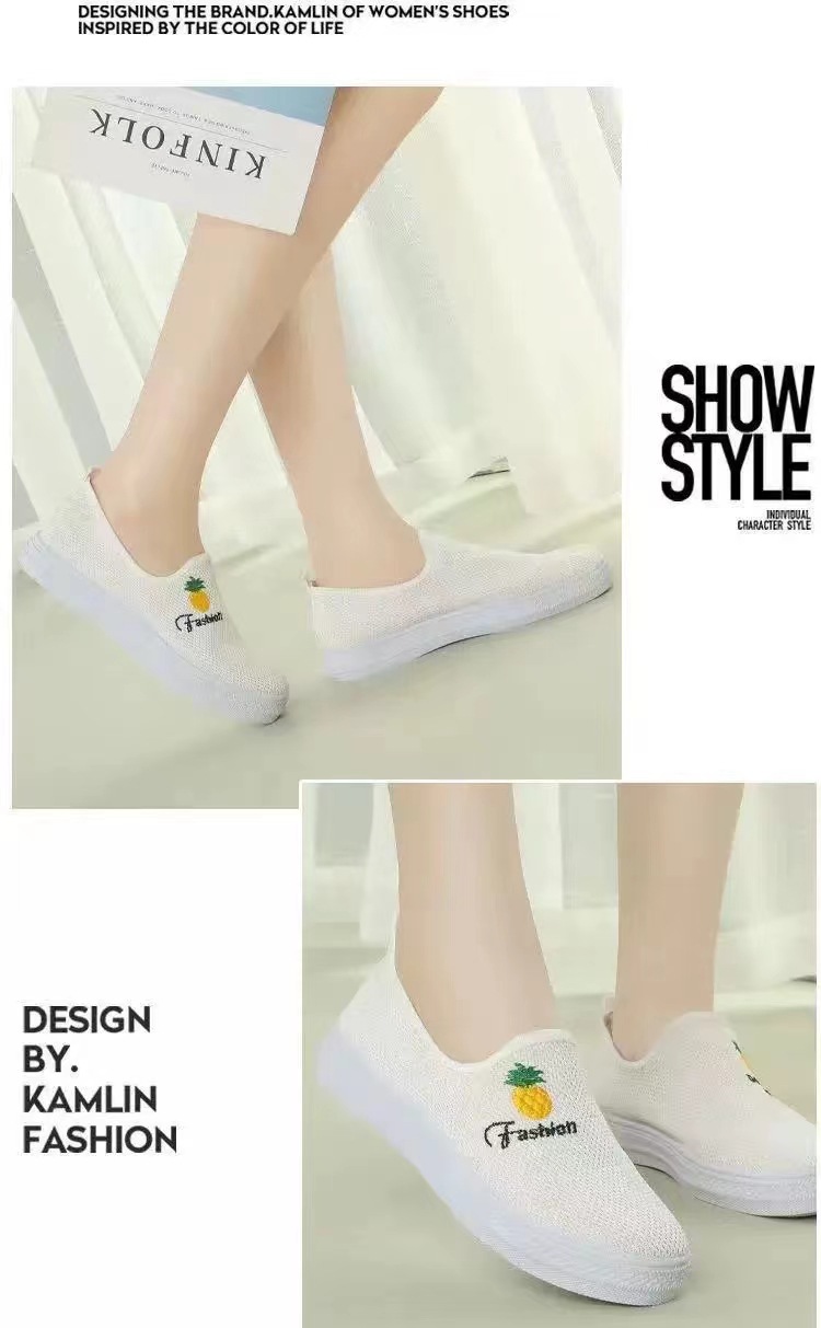 春季新款女网布鞋韩版一脚蹬运动鞋透气软底妈妈单鞋懒人鞋学生鞋详情8