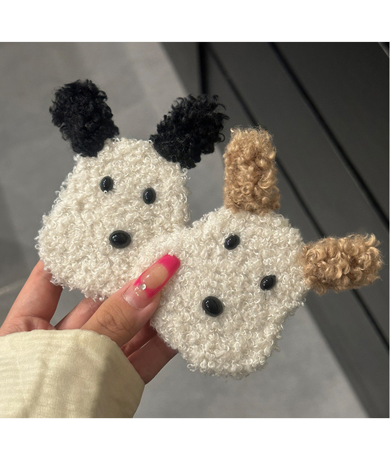 2023秋冬新款可爱小狗发夹趣味少女心刘海夹边夹BB夹碎发夹子发饰详情13