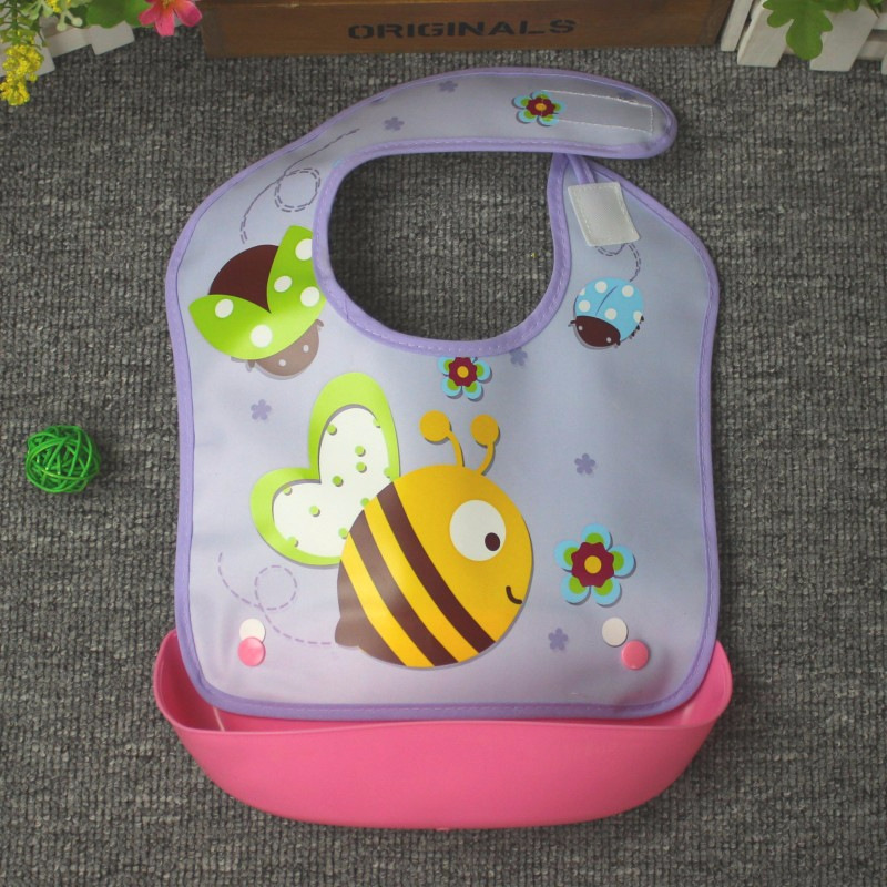 OEM定制分体防水食饭兜婴儿童宝宝围兜口水巾围嘴可拆卸立体两用详情10