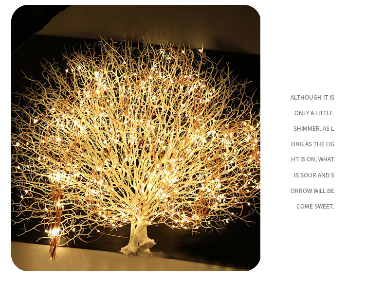 Cross-border new products: solar tree vine lamp, led copper wire lamp, ponytail waterfall lamp, outdoor waterproof courtyard decorative lamp pic 16