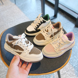 2022秋季男童鞋时尚潮流新款板鞋女童百搭软底运动鞋春夏小白鞋子详情12