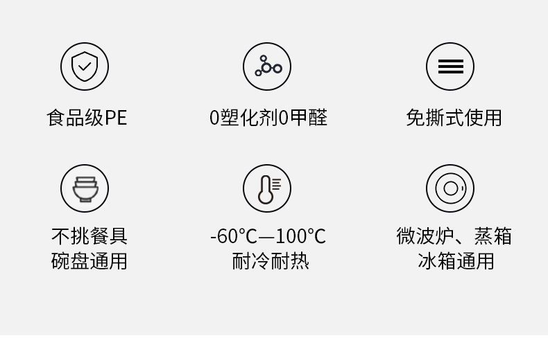 一次性保鲜膜套菜罩保鲜袋食品级家用松紧口大小碗通用厂家详情7