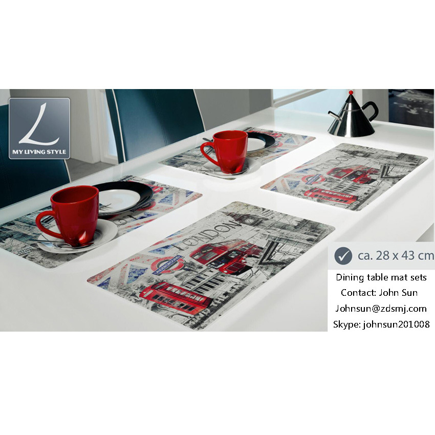 colorful table mat