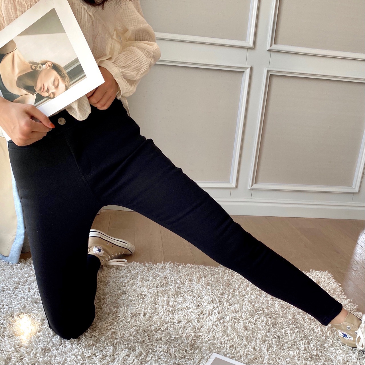 【 500g Super Soft Kitten Pants 9.0】 Slimming leggings for outerwear, a bestseller for women in winter, small-leg pencil pants pic 10