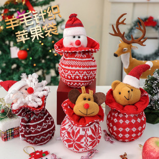 圣诞节装饰品圣诞礼物袋圣诞糖果袋平安果袋圣诞苹果袋圣诞手提袋详情25