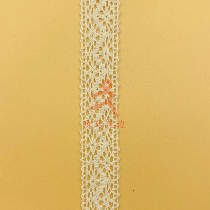 Factory direct sales of hollow symmetrical small wave cotton thread lace round edge machine, cotton edge clothing and home DIY accessories pic 5