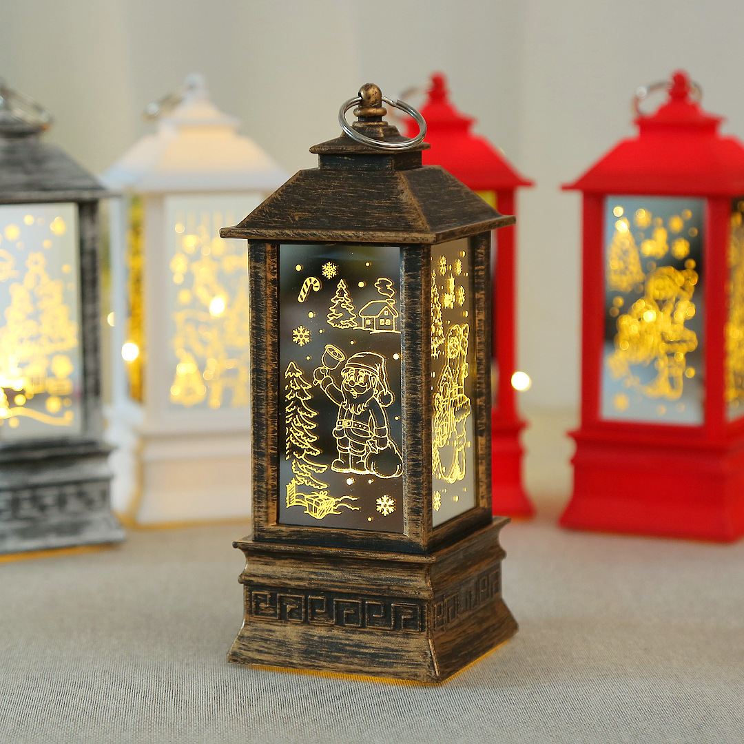 Christmas wind lanterns, Santa Claus decorative LED illuminated ornaments, candlestick lamps, decorative handicrafts and ornaments pic 12