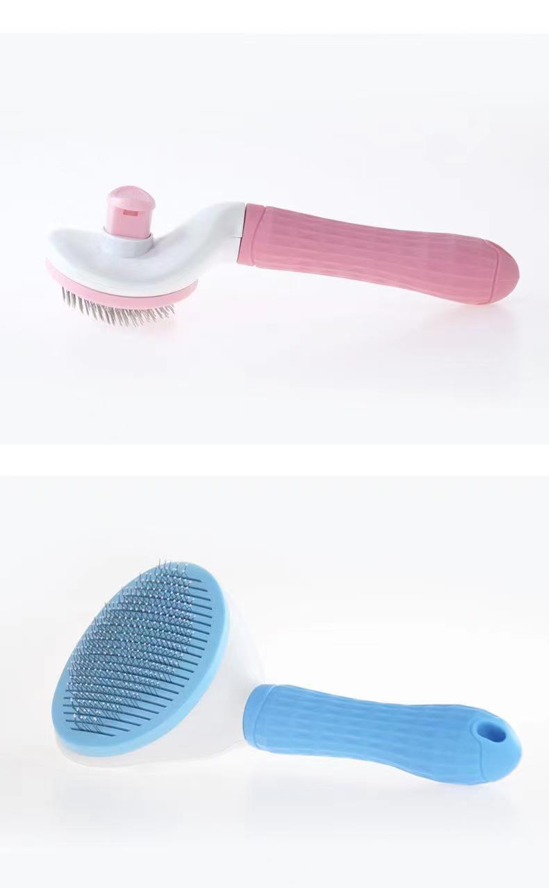 Pet comb cleaning brush, floating hair cat self-cleaning comb, hair removal comb, dog hair one-click hair remover, needle comb, pet supplies pic 4