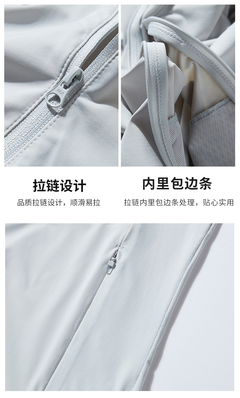 夏季户外冰丝防晒服批发防晒上衣女防紫外线轻薄透气皮肤衣男外套详情31