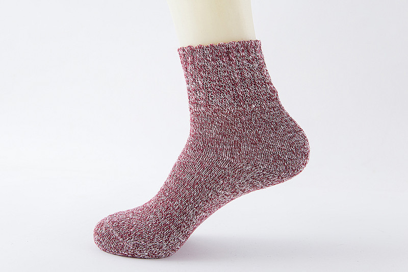 秋冬季袜子女韩版并线中筒加厚棉袜加厚保暖羊毛袜纯色粗针女袜详情14