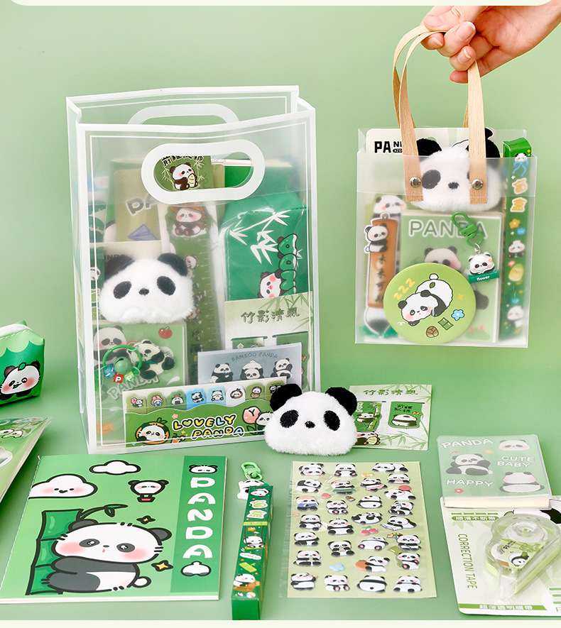 Panda Stationery Set, Student Rewards, Back-to-school Season Prizes, Learning Stationery Souvenirs, Gift Box Set, Presents pic 33