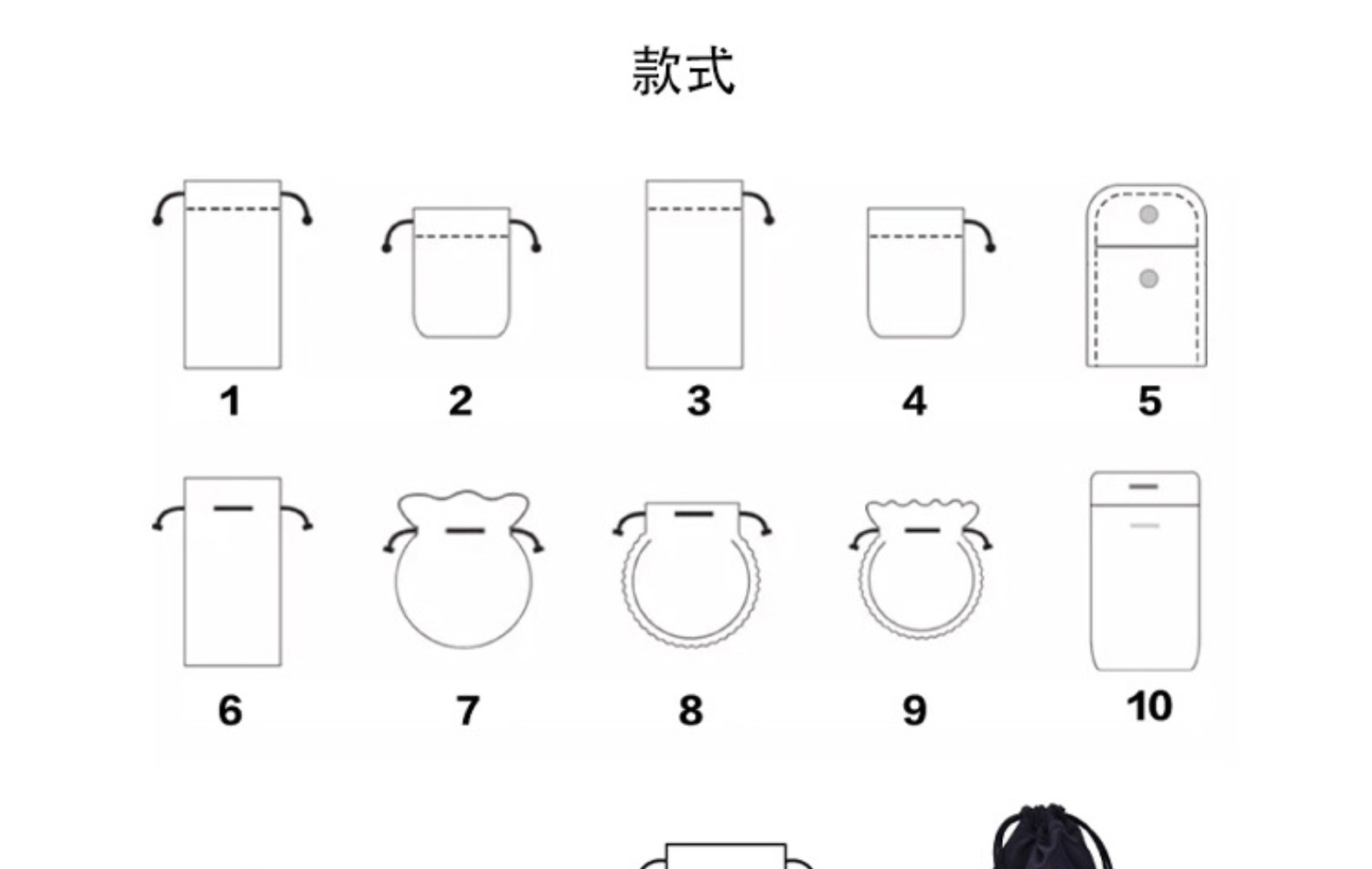 高质量再生RPET面料太阳眼镜收纳袋 环保便携墨镜防尘袋厂家批发详情11
