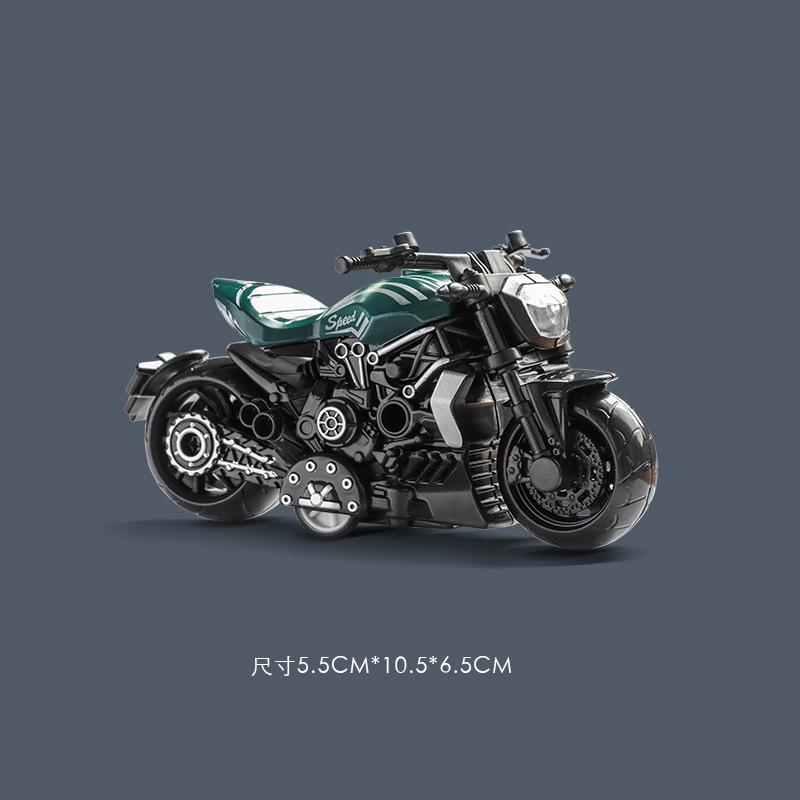 抖音网红跨境儿童玩具男孩合金仿真摩托车玩具车摆件地摊玩具批发详情7