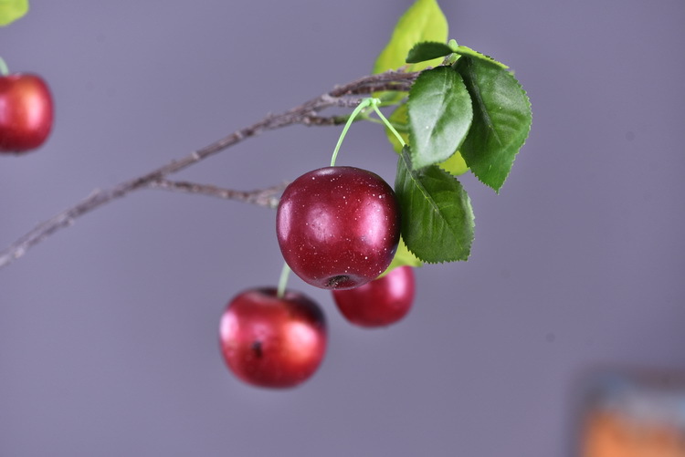 Wholesale of artificial apple branches, multi-leaf home decoration fruit branches, new Chinese-style New Year decoration berries from the manufacturer pic 44