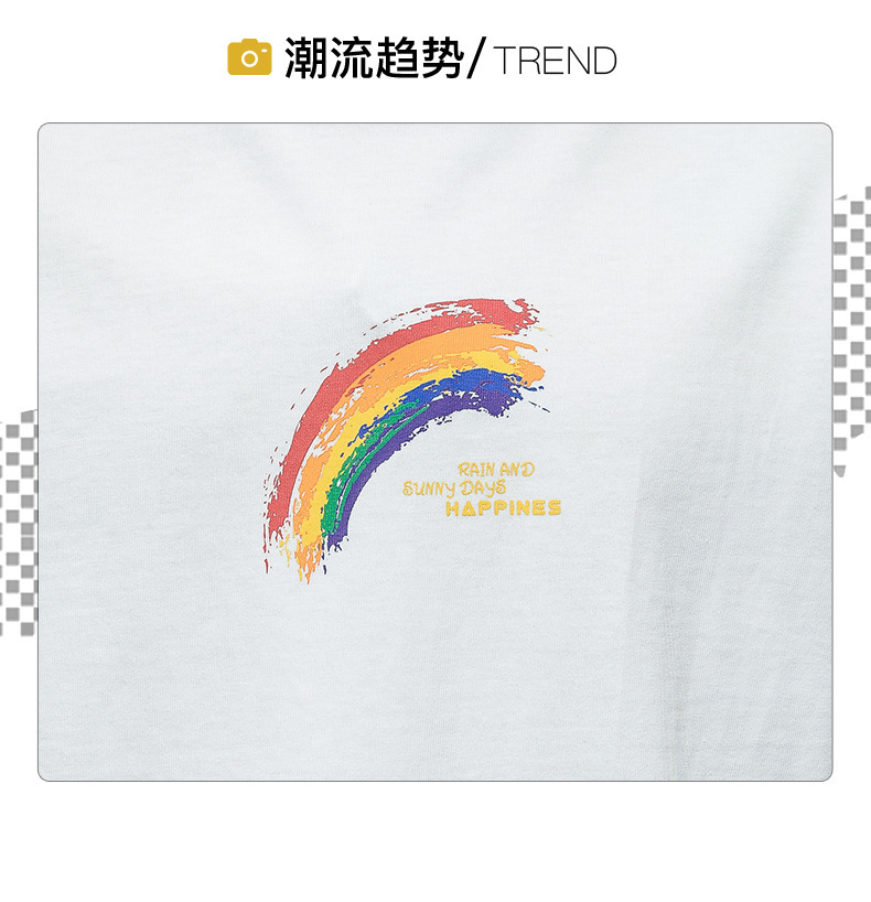 Short-sleeved T-shirt for men, Korean style, summer loose cotton T-shirt, cross-border new style, student bottom layer, half-sleeved shirt pic 85