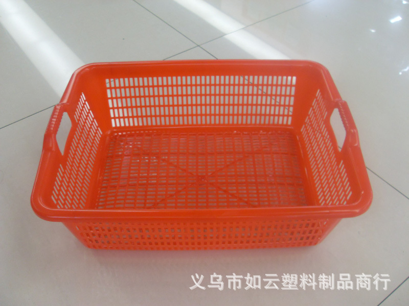 批发供应塑料长方筛  长方果蔬篮 1232长方筛 大号方筛9.9元专卖详情1