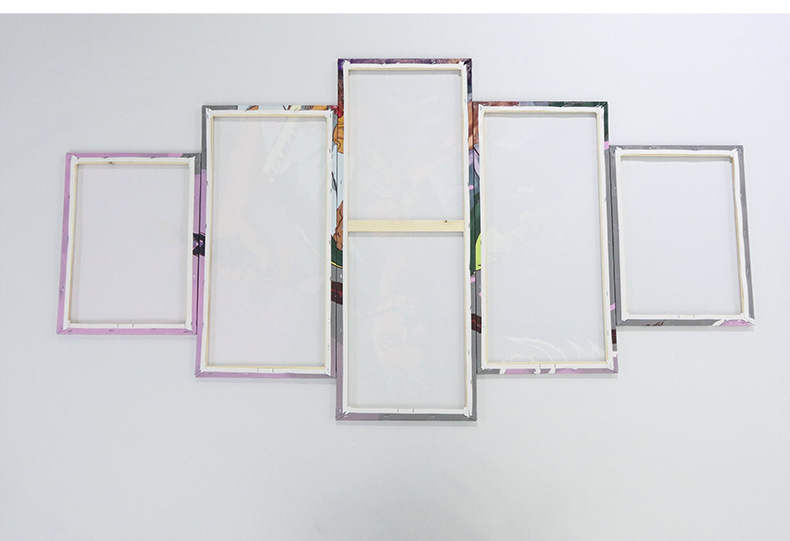 Wholesale of living room decorative paintings, frameless canvas paintings, spray-painted bedroom bedside murals, entrance wall paintings, five-line paintings, core cross-border paintings pic 9