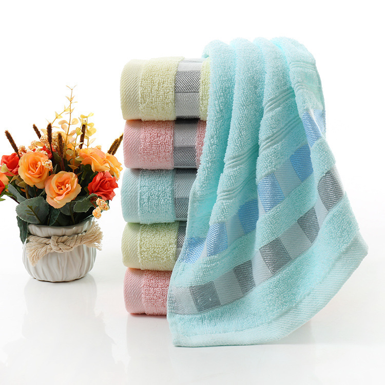 Pure cotton towels, facial wash towels, promotional gift towels can be customized with logos according to your requirements pic 3