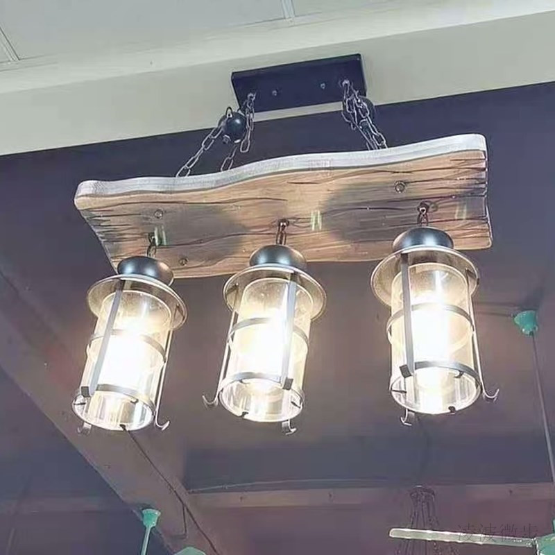 工业风吊灯美式乡村漫网咖啡餐厅酒吧吧台美式吊灯复古吊灯创意灯详情14