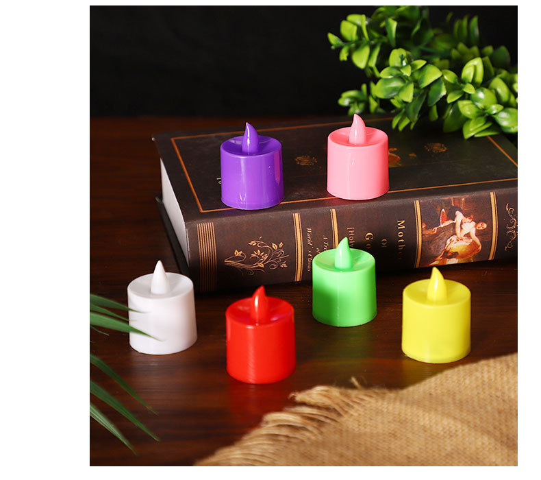 Factory direct sales of LED electronic candles that do not heat up. Wholesale of long-lasting craftsmanship tea wax for birthday and proposal lovers pic 11