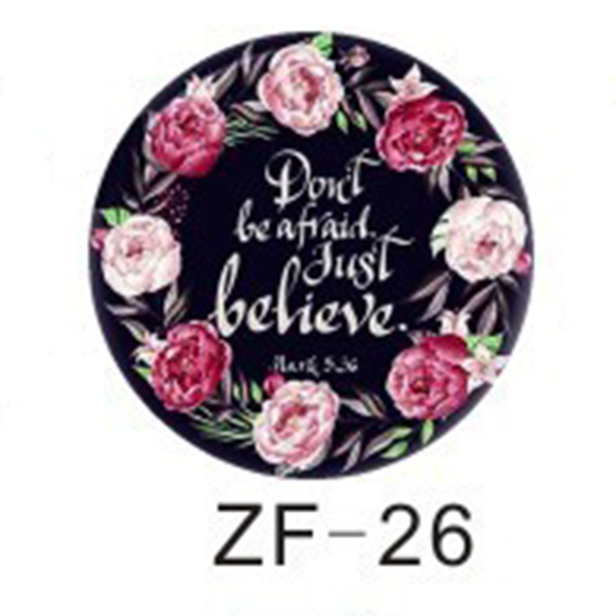 时光宝石水晶玻璃花环励志系列亚马逊diy饰品配件英文图案徽章详情30