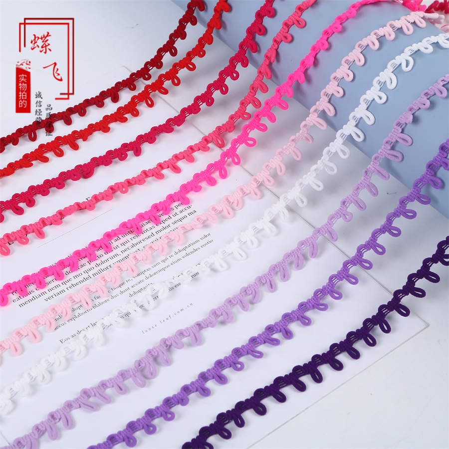 Available in stock: 35 colors of accessories, elastic buttonholes, elastic lace, removable caps, collar buckles, elastic and tight buckles, and button loops pic 12