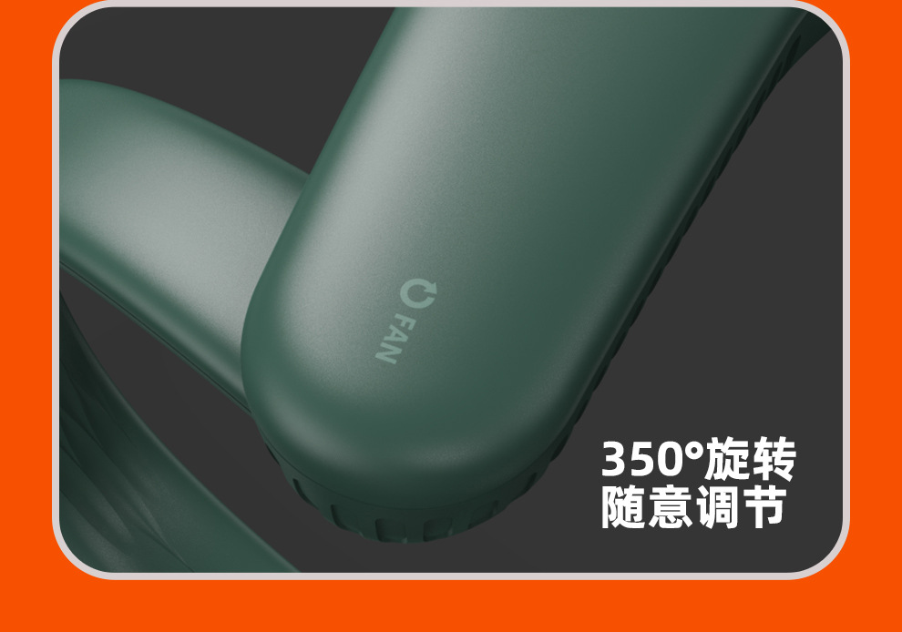A new cross-border neck-hanging mini fan, a portable, bladeless usb charging, portable cooling and air conditioning small electric fan for lazy people pic 24