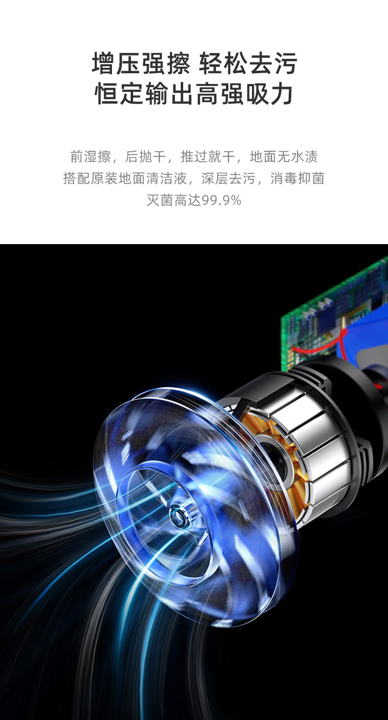 小家电扫地机无线智能吸尘拖洗家用洗地机厂家直供跨境自清洁一体详情11