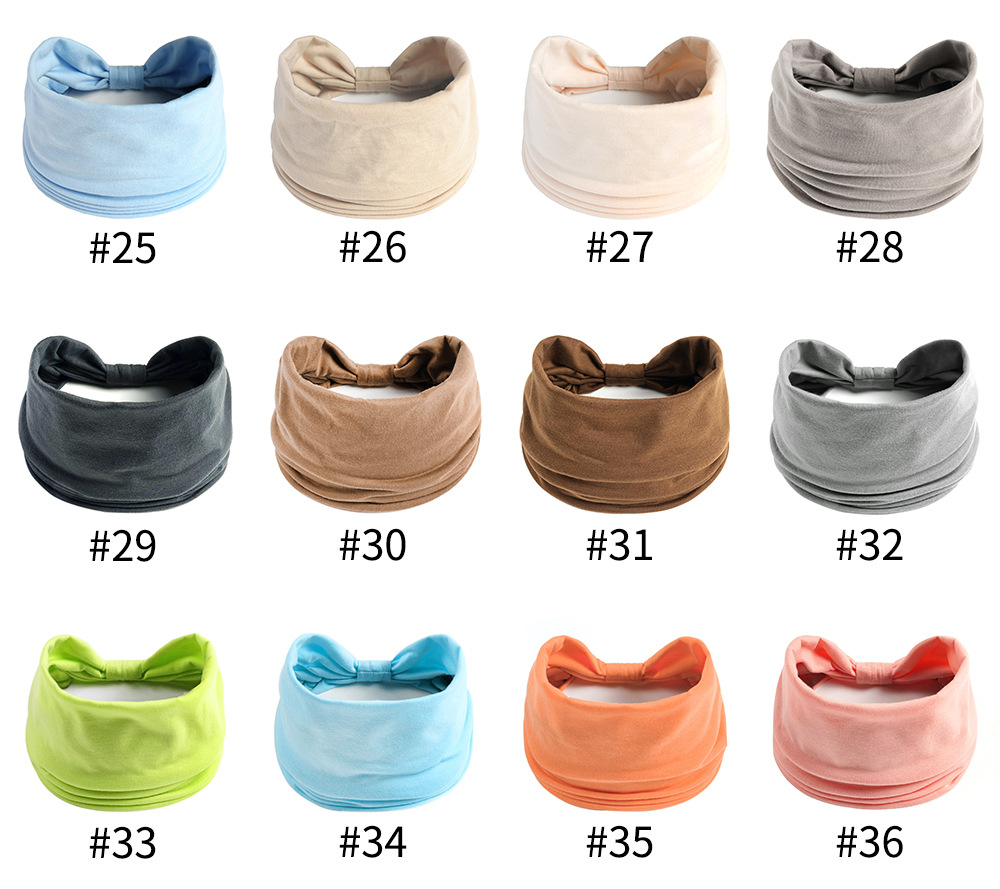 European and American solid-color elastic sports hair band, yoga hair band, anti-sweat and sweat-absorbing maca headband, waist wrap hair band for women pic 7