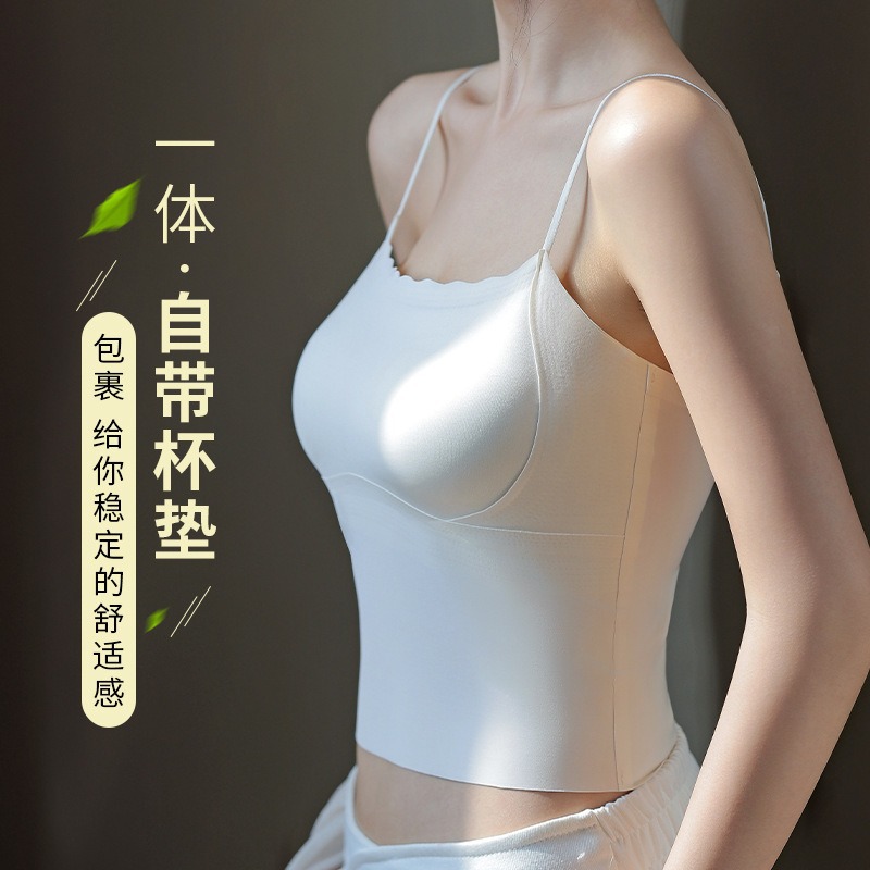 加工定制无钢圈背心式软支撑无痕内衣女小胸聚拢文胸收副乳防下垂详情8
