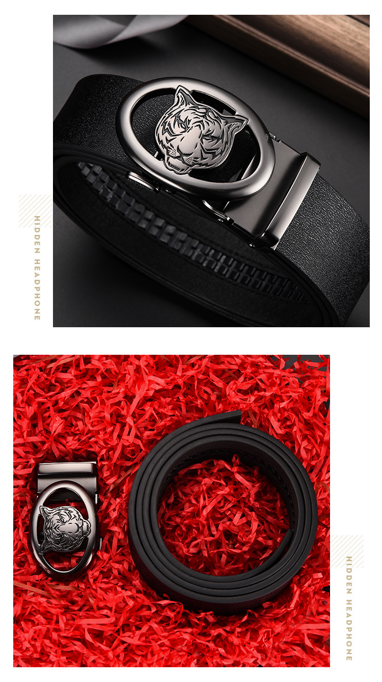 High-end men's belts, men's belts, direct supply from the manufacturer, automatic buckle belts, professional production and customization pic 16