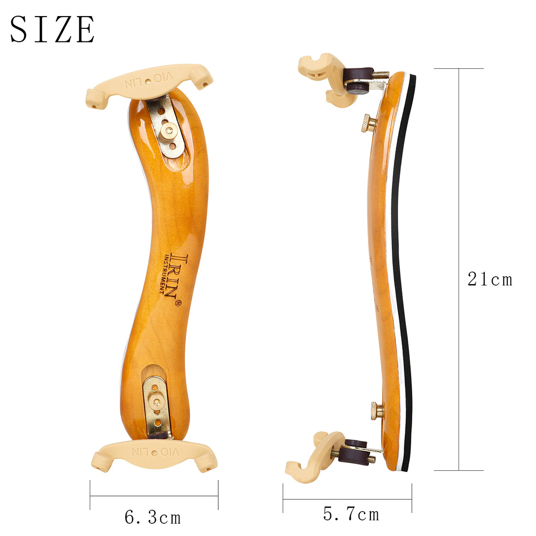 IRIN violin Shoulder Support 4/4 European Maple Ruyi style violin support chin pad for children and adults beginner shoulder pads wholesale pic 3