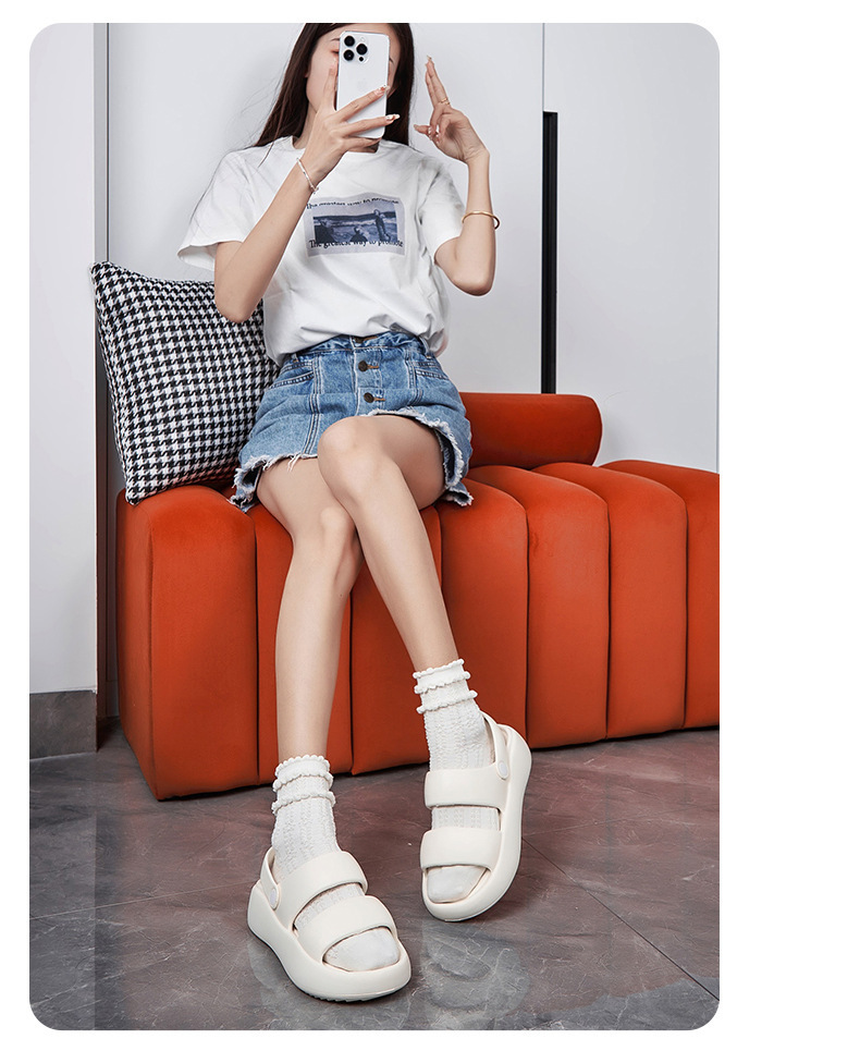 厚底拖鞋女夏季新款踩屎感EVA两穿软底情侣家用凉拖沙滩鞋凉鞋女详情9