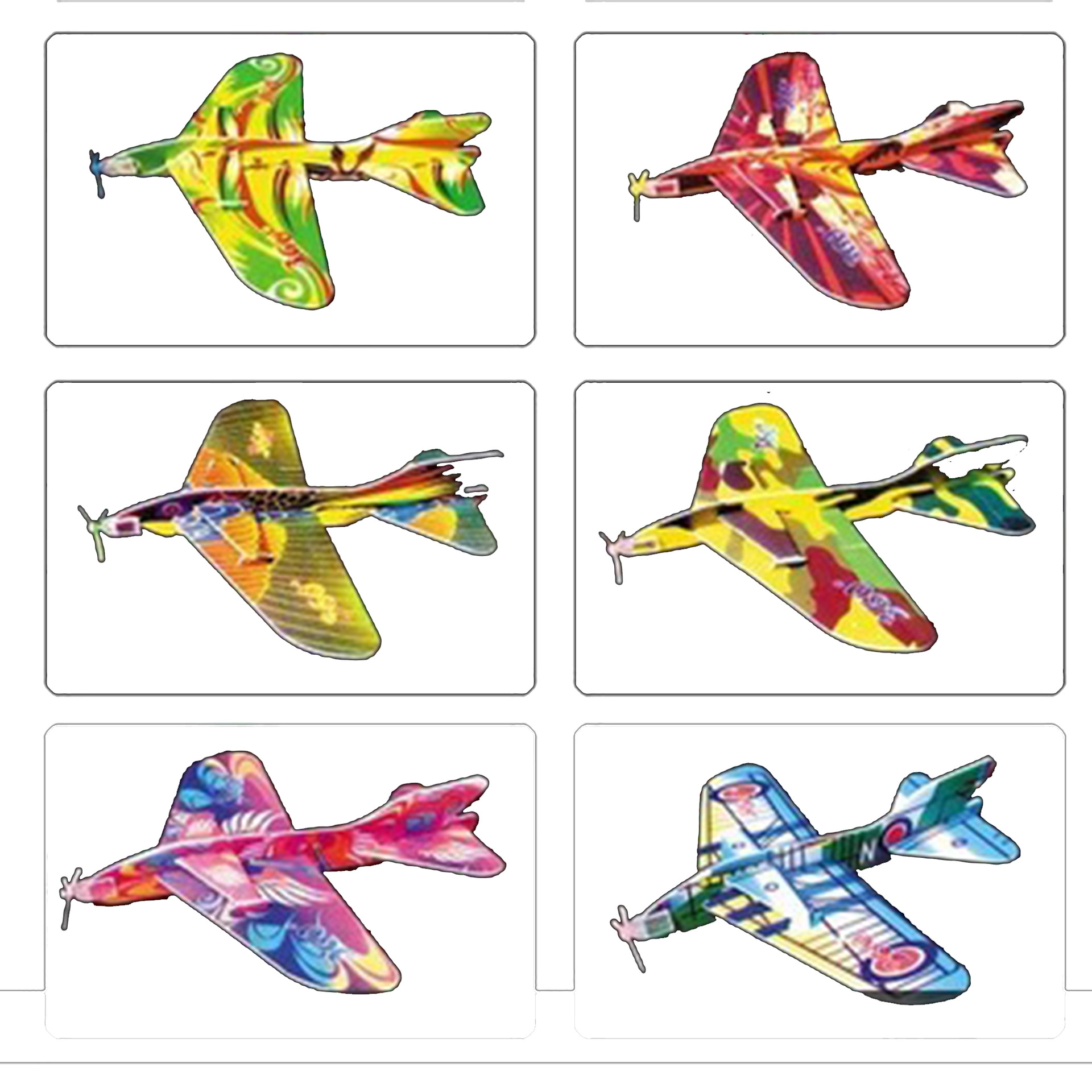 Assembling gliders, magic hand-throwing, hand-tossing, spinning planes, foam paper machines, small technological creations, diy science experiments pic 3