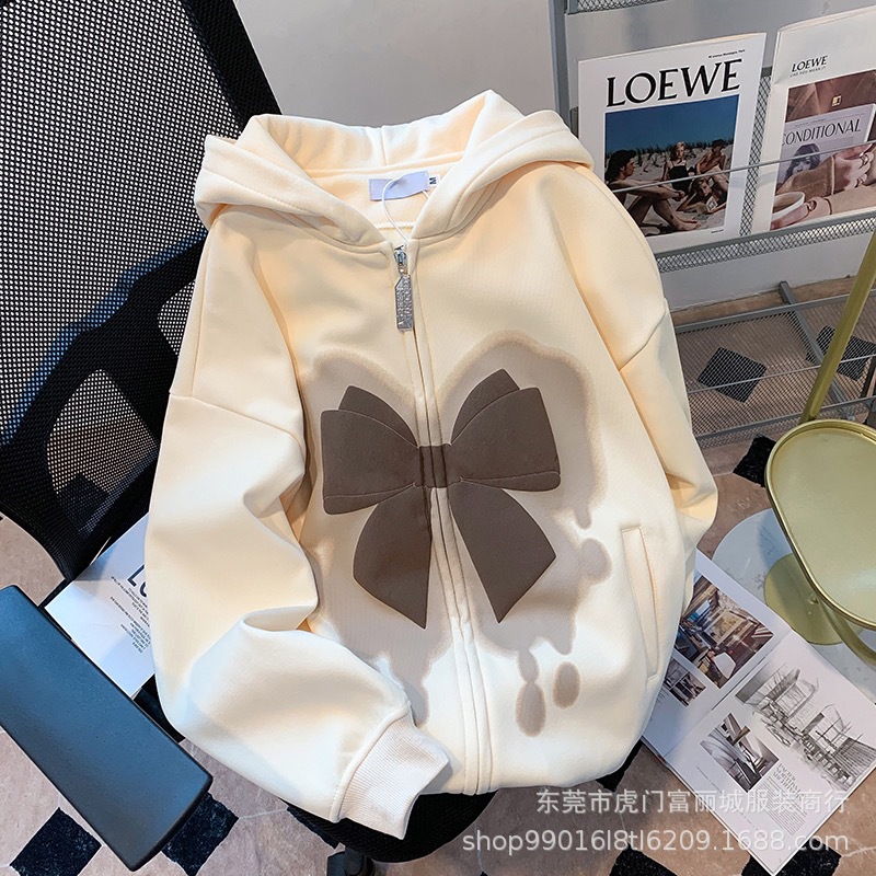 新款女士卫衣2023春季韩版设计感时尚小众圆领宽松女装休闲上衣详情16