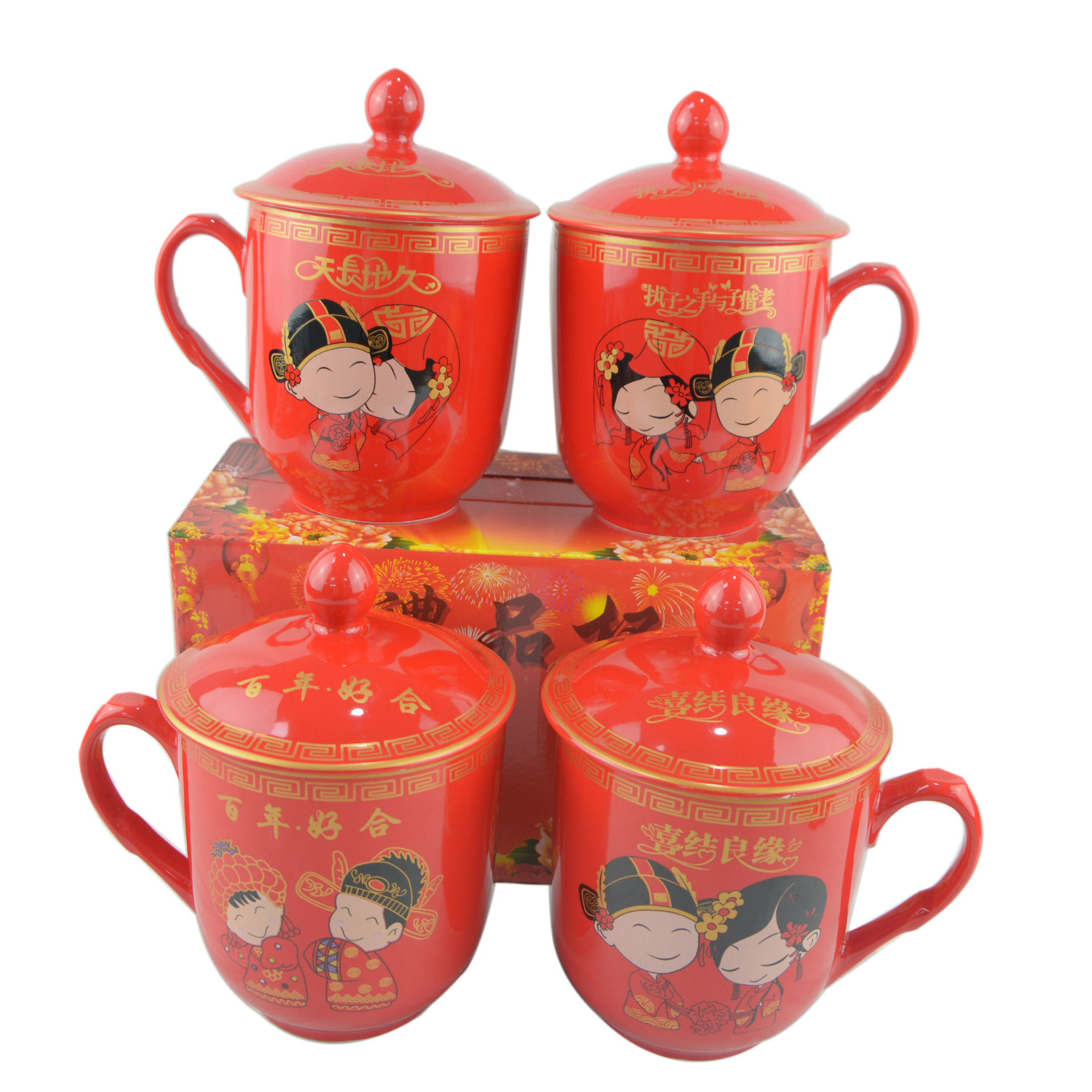 Best-selling ceramic cup, creative coffee cup, Russian New Year rat, customizable logo pic 20