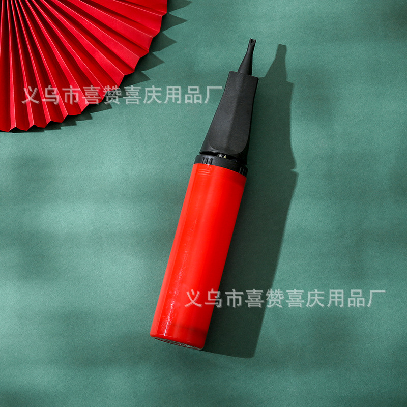 彩色手推气筒 气球充气泵手推气筒气球打气筒详情3