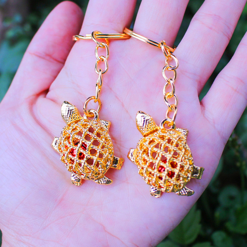 Bell Golden Turtle Keychain mobile phone pendant, Auspicious Prosperity tree pendant, gold and silver Turtle mobile phone pendant, Golden Turtle King Eight pic 20