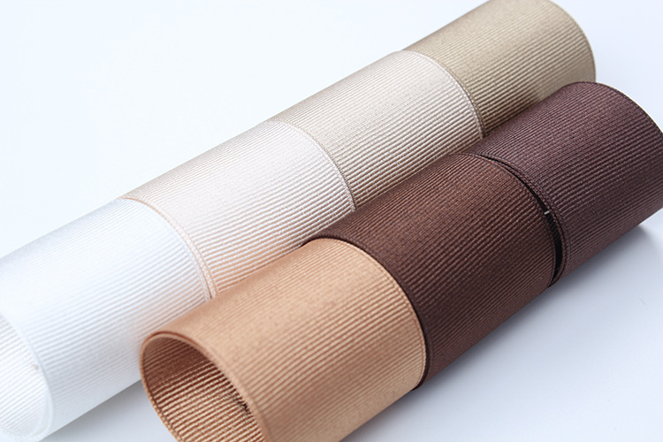 Dingxin Korean woven tape, threaded edge polyester tape, DIY handmade bow, hair accessory, clothing ribbed ribbon, colorful ribbon pic 8