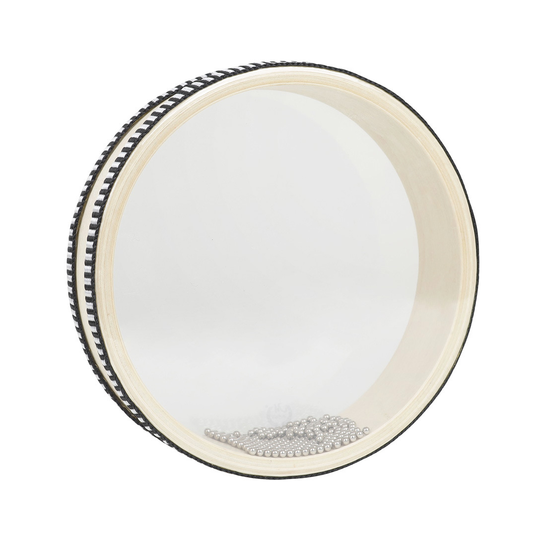 Wholesale of 6-inch double-sided transparent wooden black-edged wave drum instruments from Mebet, Orff percussion instruments for the big wave pic 7