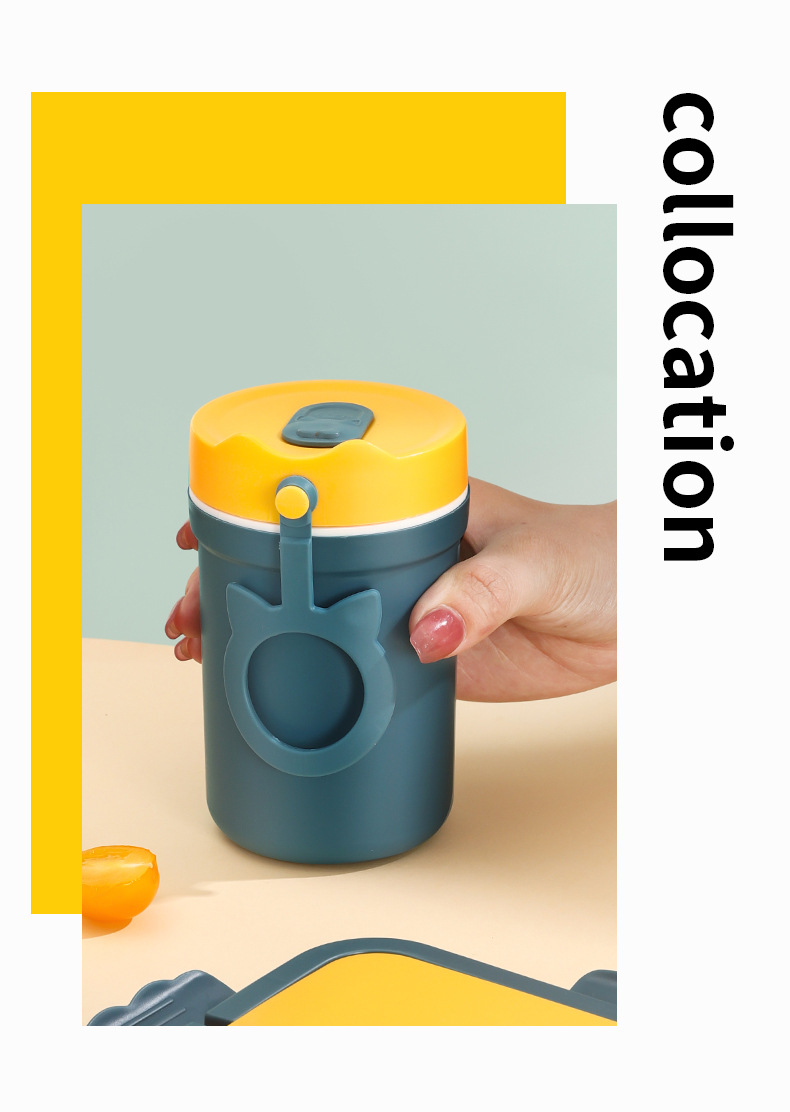 2022 Cross-border bestsellers: Plastic compartments lunch boxes, bento boxes, microwave heating portable lunch boxes for students and adults pic 14