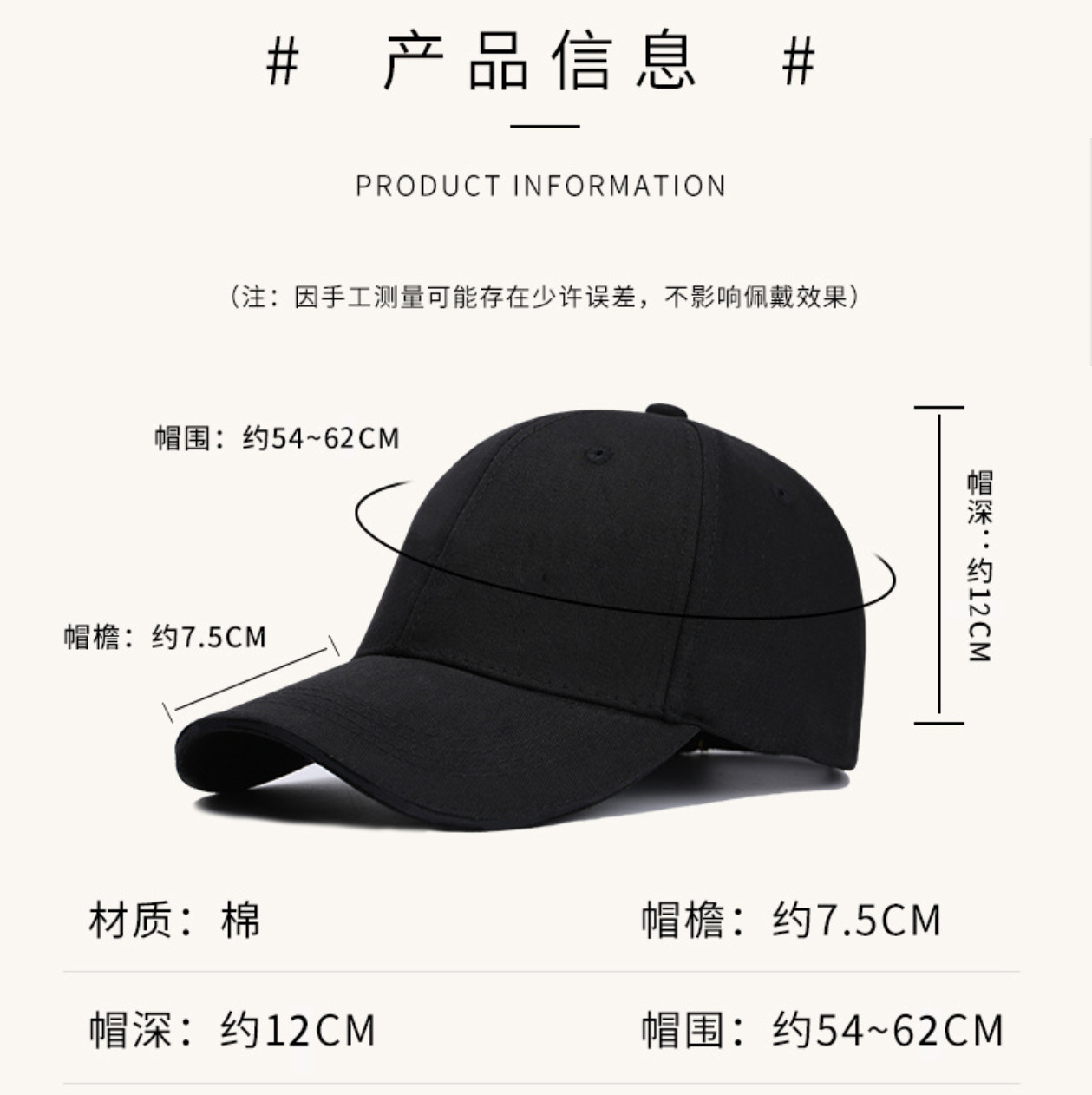 Customized logo wholesale of pure cotton baseball caps for women in spring and summer, custom-made embroidered baseball caps for men in small quantities pic 19
