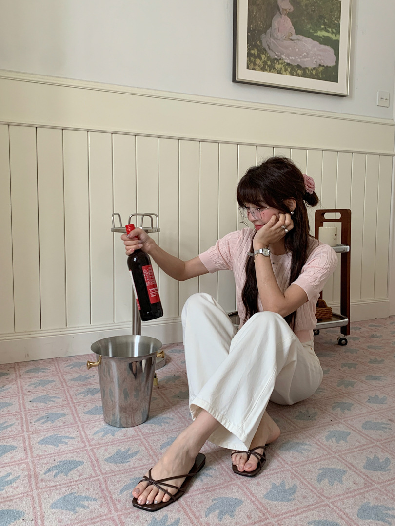 GAGD white Tencel wide-leg jeans for women, simple, loose and drape straight-leg jeans pic 27