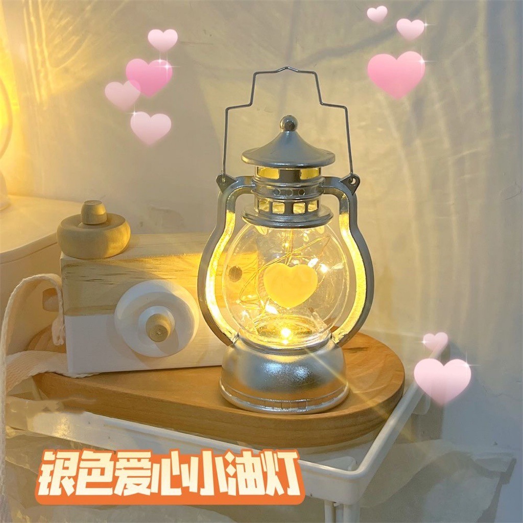 Creative ins night lights for girls' dormitories, enhancing the appearance level, student couple atmosphere decoration, small oil lamp ornaments pic 7